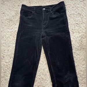 Tight black Cordroy Pants 6